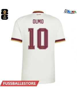 Günstige Spanien Dani Olmo #10 Auswärtstrikot WM 2026 Kurzarm